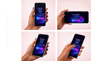 iPhone in Hand Mockup Set, an iPhone Mockup by Country4k (Thumbnail 5 of 5)