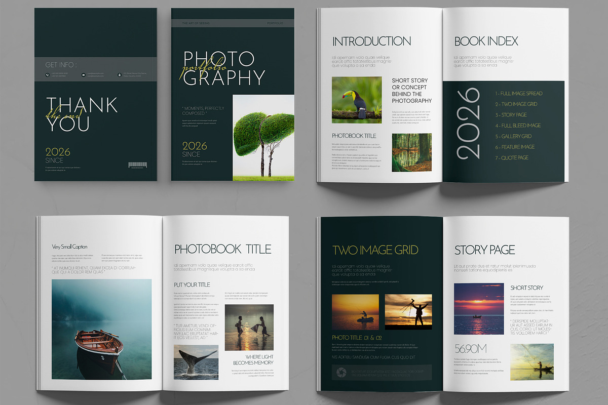 Clean Editorial Photo Album, a Brochure Template by MightyDesign (Photo 2 of 6)