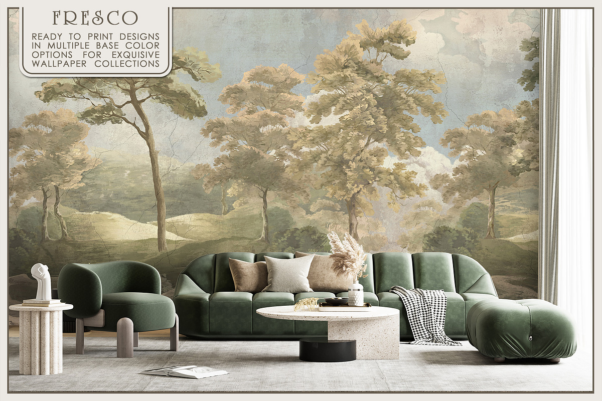 Fresco collection Timeless elegance, a Wallpaper Graphic by Natalia0307 (Photo 8 of 10)