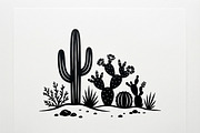 60 Desert Cactus Floral Silhouette, a Seasonal Illustration by Amazin_art (Thumbnail 6 of 34)