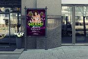 Miami Nights Flyer Template, a Flyer Template by Creative Waffle (Thumbnail 3 of 5)
