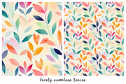 12 Seamless Elegant Leaf Patterns, a Pattern Graphic by DesignRocket (Thumbnail 13 of 13)