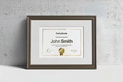 A4 Passe Partout Certificate Mockup, an Advertising Mockup by DesignRushMarket (Thumbnail 11 of 13)