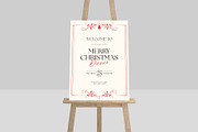 Christmas Welcome Sign Template, a Poster Template by BrandPacks (Thumbnail 4 of 5)
