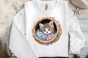 Funny Animals in Hole Clipart Bundle, an Illustration by DreamCafeArt (Thumbnail 6 of 8)
