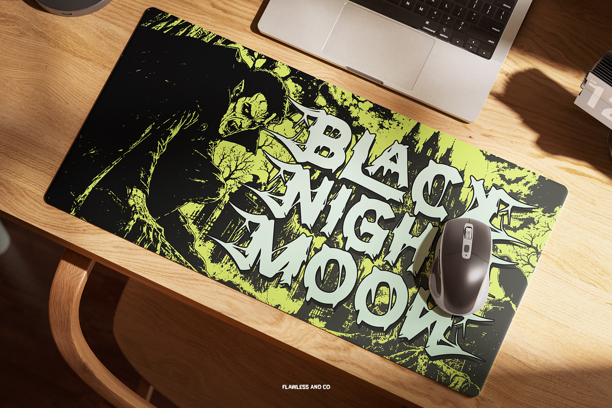 Hellver - Horror Display Font, a Sans Serif Font by Flawless And Co (Photo 5 of 10)