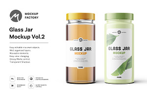 Glass Jar Mockup Vol.2