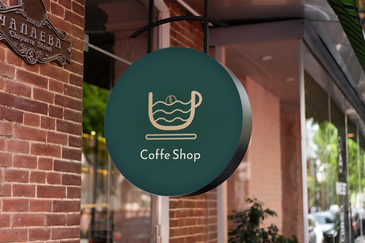 branding logo suitable for cafes, a Branding & Logo Template by RifkiFahrezi (Photo 3 of 6)