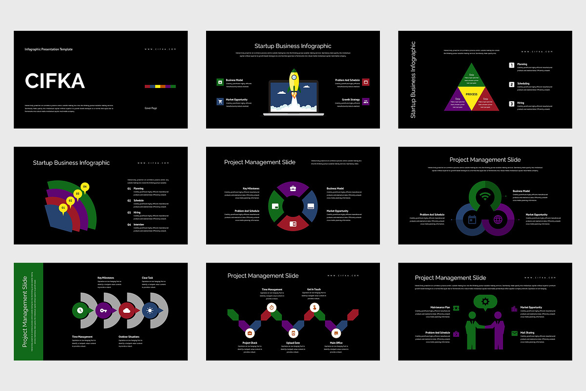 Cifka : Infographic Keynote, a Presentation Template by Punkl Camp (Photo 2 of 9)