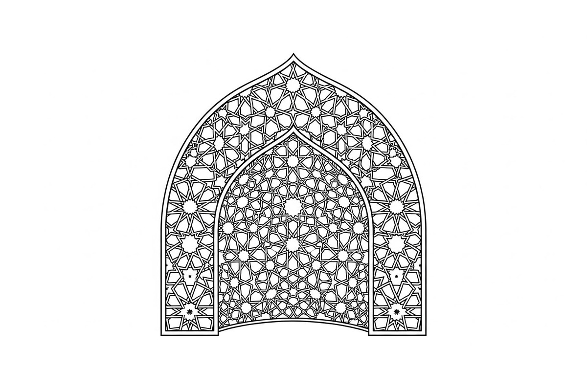 Islamic Arch Window Mandala Bundle, an Illustration by Artivon (Photo 25 of 45)