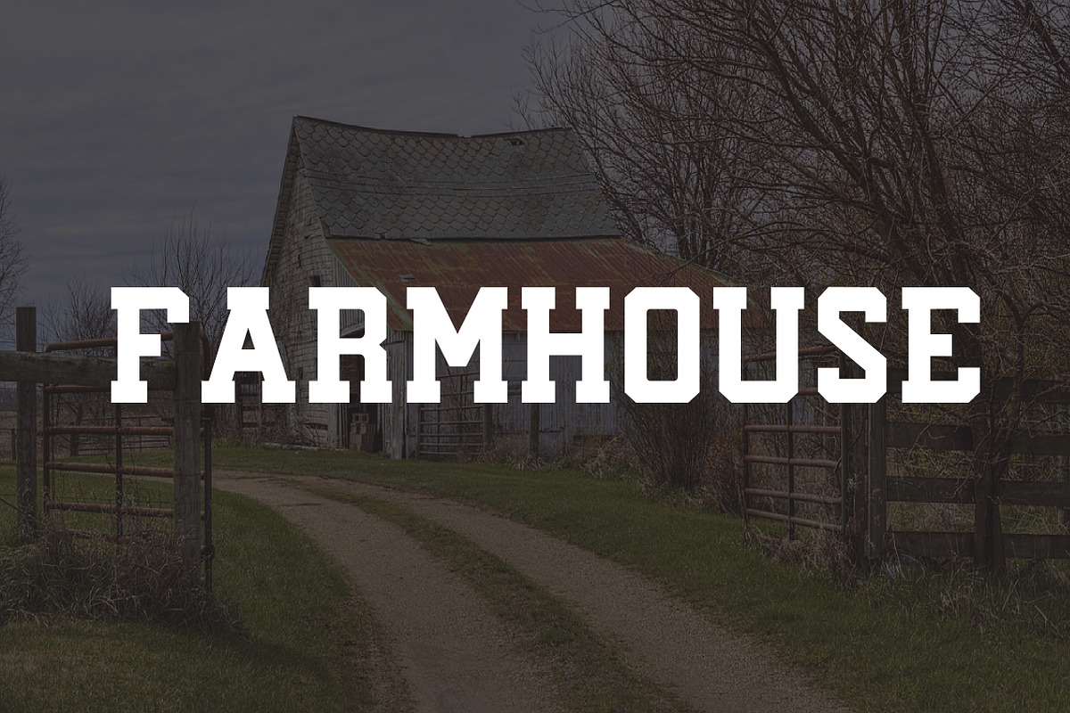 Stacked College, a Slab Serif Font by Mini_World (Photo 4 of 7)