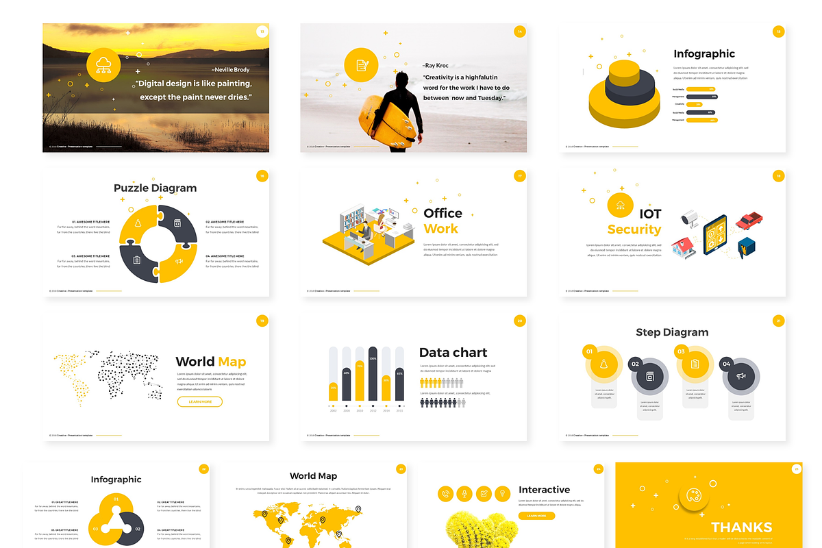 Creative - Google Slide Template, a Presentation Template by AQR Studio (Photo 3 of 3)