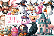 Cute Halloween Sublimation Clipart, an Illustration by Designworld (Thumbnail 1 of 5)