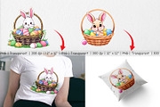 Easter Rabbit Clipart, a Graphic by Artnoy (Thumbnail 3 of 5)