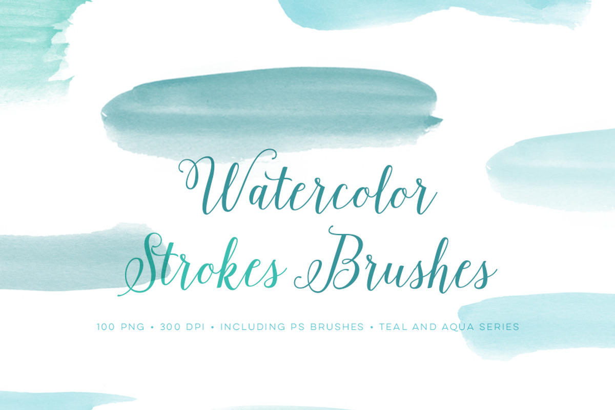 Photoshop Brushes Watercolor Set preview 4