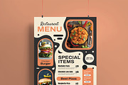 Food Menu Template, a Flyer Template by MightyDesign (Thumbnail 2 of 8)