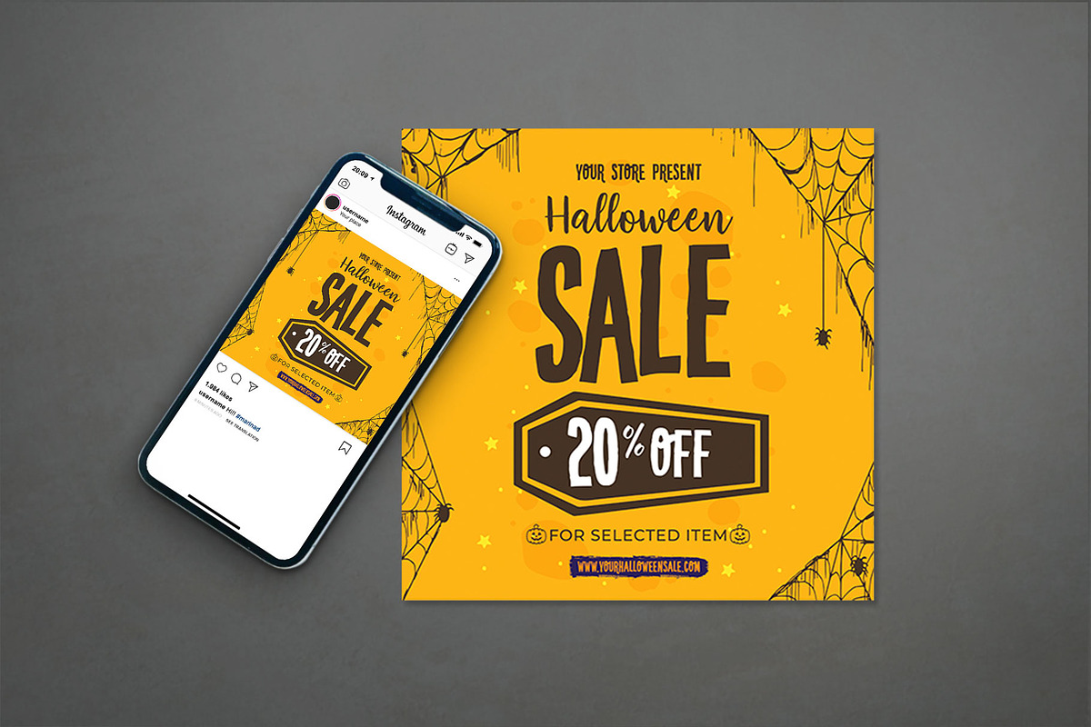 Halloween Sale, a Marketing Template by Graphr (Photo 3 of 3)