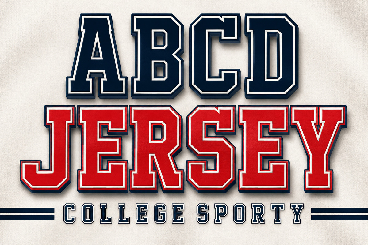 ABCD Jersey, a Slab Serif Font by Limited.studio (Photo 1 of 4)