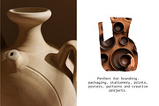 80 Ceramic Shapes Vector Elements, an Object Illustration by BAGIRA | Studio (Thumbnail 2 of 7)