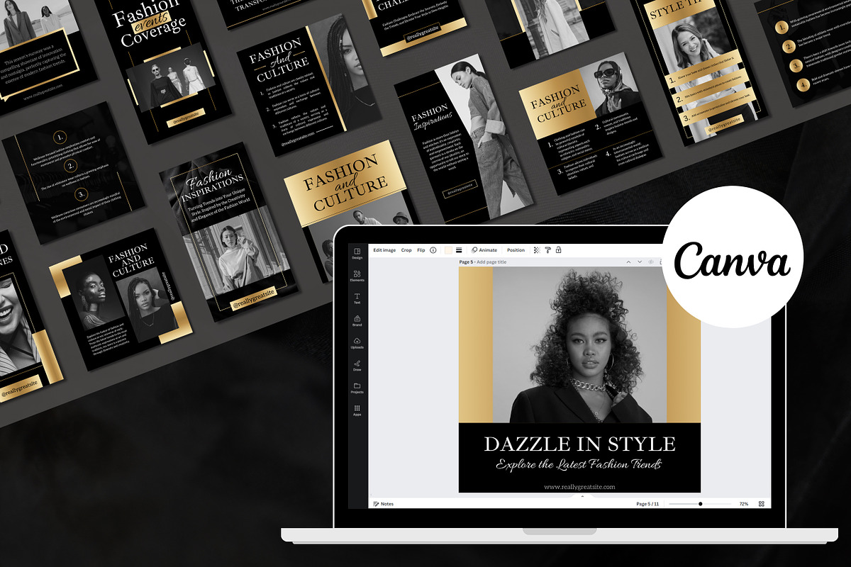 100 Elegant Social Media Templates, a Templates & Theme by TemplateCastleStore (Photo 8 of 10)