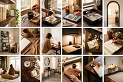 60 Walnut Home Office Stock Photos, a Business Photo by Selenique Studio (Thumbnail 7 of 9)