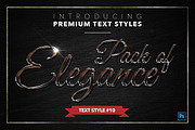 Elegance #1 - 15 Text Styles, a Layer Style Add-On by Jonas Stensgaard (Thumbnail 11 of 18)