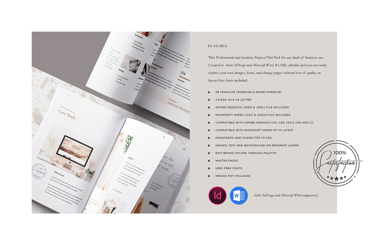 Proposal Pitch Pack, a Brochure Template by GraphicsEgg (Photo 2 of 12)
