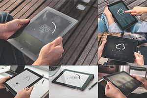 Responsive UI UX Tablet Mockup, an iPad Mockup by DesignRushMarket