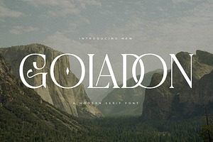 Goladon A Modern Serif Font