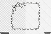 Bow Frame SVG PNG Bundle, an Illustration by Actual Pixel (Thumbnail 18 of 19)