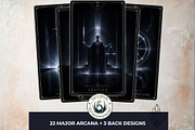 The Nocturne Arcana Dark Tarot cards, a Decorative Illustration by ThatsDesignArt (Thumbnail 3 of 10)