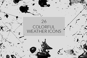 Colorful Weather Icons
