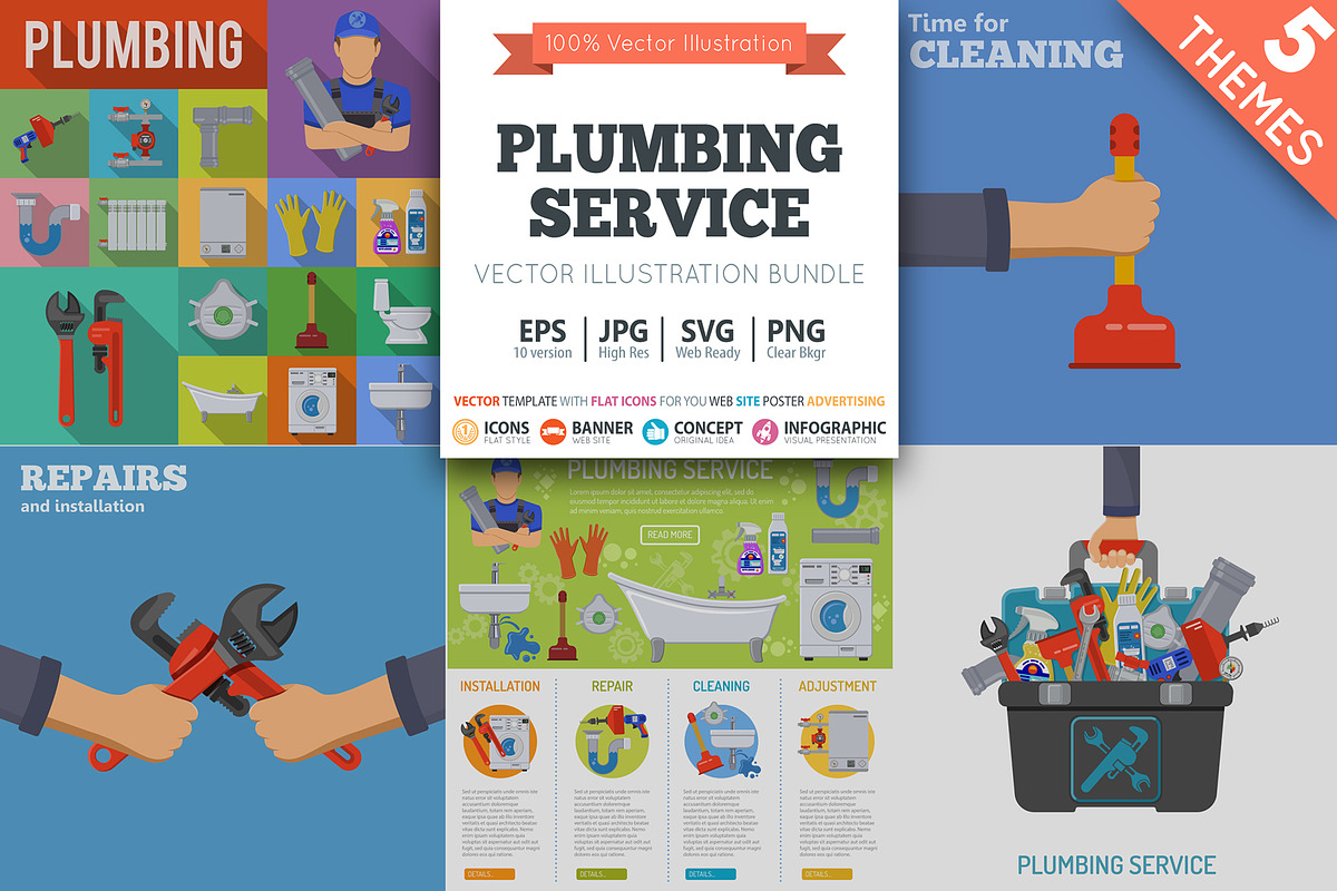Plumbing Service, a Work Illustration by TAlex (Photo 1 of 7)