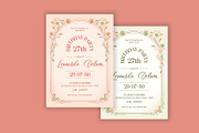 Peach Fuzz Color Birthday Invitation, a Card Template by Neermana (Thumbnail 4 of 4)