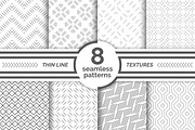 Modern linear seamless patterns, a Pattern Graphic by pattern shop (Thumbnail 1 of 9)