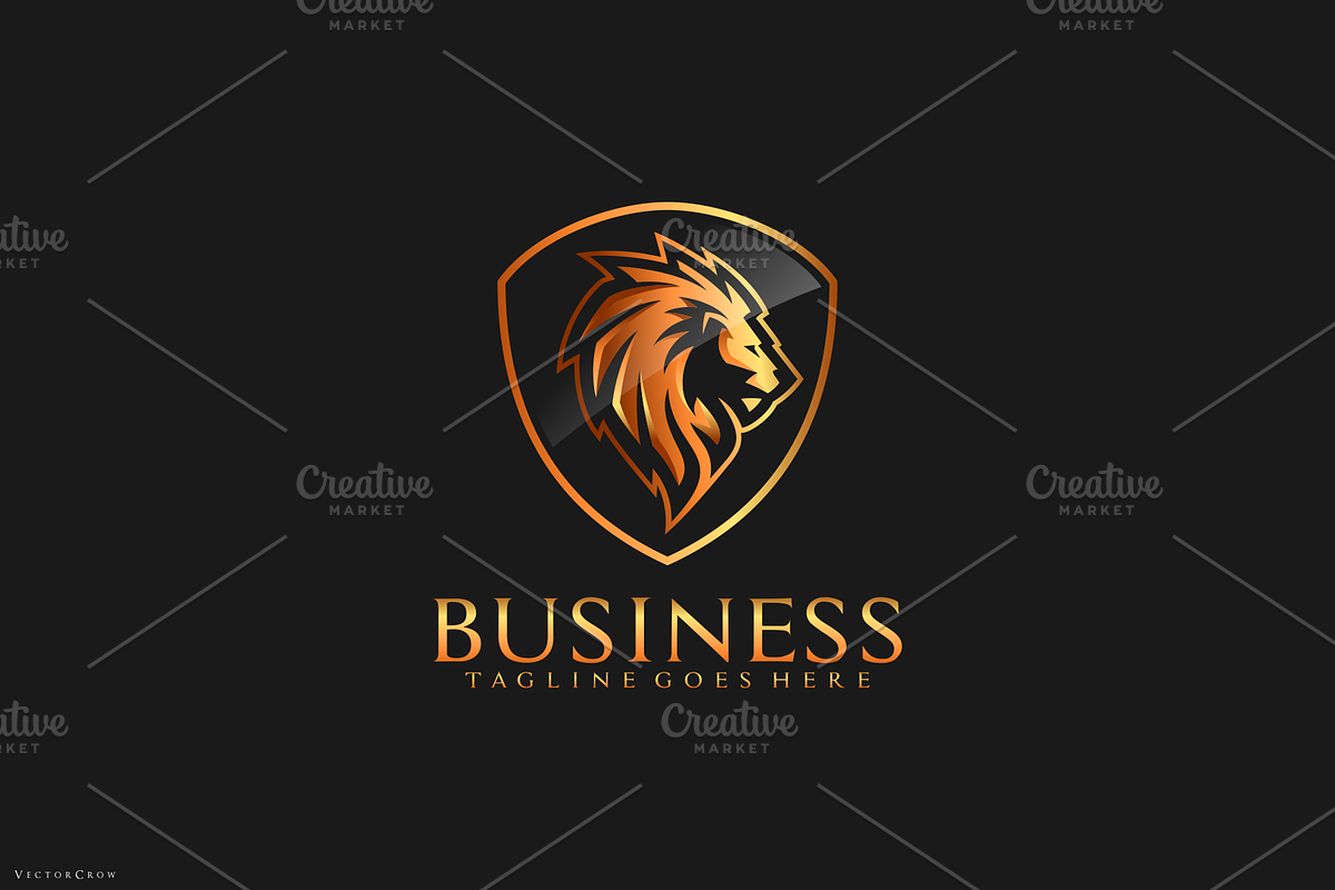 Royal Lion Shield Logo, a Branding & Logo Template by VectorCrow (Photo 1 of 6)