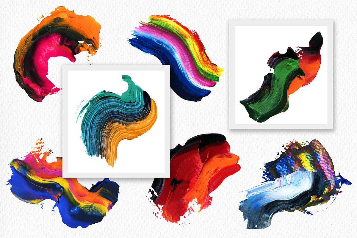 Acrylic Brush Strokes Textures, a Texture Graphic by Marmoris.Arts (Photo 6 of 12)