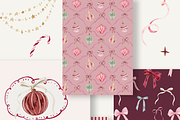Cherry Pink Christmas Watercolor Set, a Decorative Illustration by Karma (Thumbnail 7 of 8)