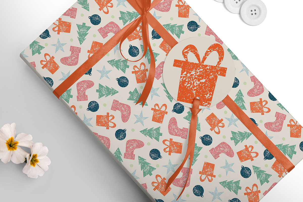 Vector Christmas Pattern Set (Sale), a Pattern Graphic by Chloe's Illustrations (Photo 5 of 10)