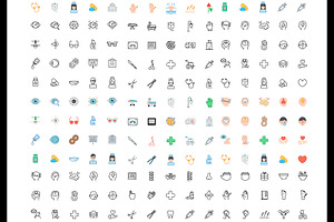 3000 Mega Bundle Line&color Icons