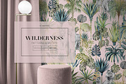 Wilderness, luxury tropical Patterns, a Wallpaper Graphic by Pink Linen (Thumbnail 2 of 14)