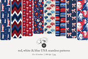 80 Independence Day seamless pattern, a Pattern Graphic by Poppy Lane Studio (Thumbnail 1 of 11)