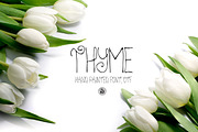Thyme Font, a Script Font by Webvilla Studio (Thumbnail 4 of 6)
