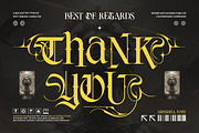Sunsurya Blackletter Typeface, a Blackletter Font by alit design (Thumbnail 19 of 19)