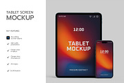 iPad Mockup with Phone, an iPad Mockup by graphypix (Thumbnail 2 of 4)
