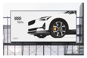 Clean Billboard Banner Mockup