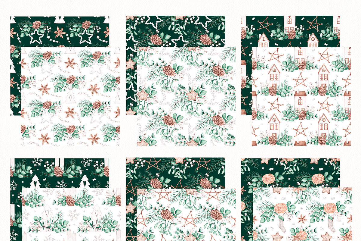 Noel Christmas Collection, a Seasonal Illustration by SirenaArt (Photo 16 of 20)