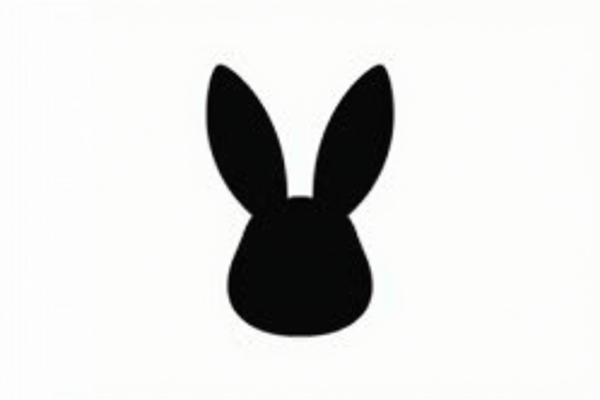 Cute Bunny Head Silhouette Set, an Illustration by BIPLOB EXPERT (Photo 4 of 7)