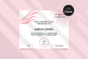 Editable Eyelash Hair Certificate