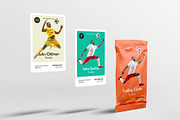 Trading Cards Mock-up, an Advertising Mockup by zippypixelstudio (Thumbnail 2 of 14)